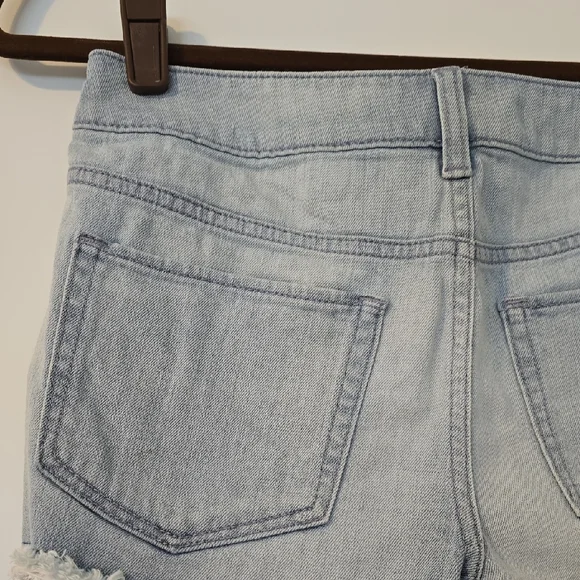 Express Light Blue Jean Shorts. Size 00 - Picture 8 of 13